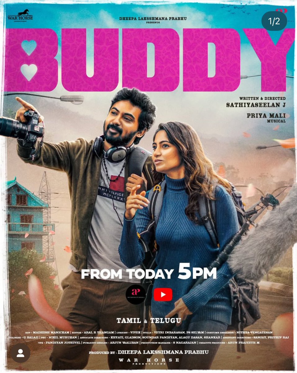 A special video for #buddy ,a very touchy album! Very nice work by the team❤️ 
Tap to watch 👇

youtu.be/tdpanJx5erU

<a href="/darshan/">Darshan 🦖</a> <a href="/APIfilms/">AP International</a> <a href="/dheepaprabhu/">Dheepa Laksshmana Prabhu</a> <a href="/Lyricist_Vivek/">Vivek</a> <a href="/onlynikil/">Nikil Murukan</a> <a href="/DirectorSathya/">Sathiyaseelan</a> <a href="/thisispriyamali/">PriyaMali</a> <a href="/madheshmanickam/">madheshmanickam</a> <a href="/Aral_Thangam/">Aral R Thangam</a> <a href="/pravin_5E/">pravin g</a> <a href="/IamArjun_KGM/">Arjun Vaaliban</a>
