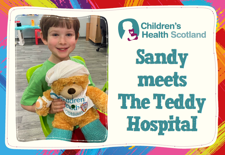 ChildHealthScot's tweet photo. Do you know a child who might be nervous about getting their blood taken? Sandy Meets The Teddy Hospital was created in partnership with @RHCGlasgow and @GCH_Charity and is available to buy now! Learn about #HealthRights and #HealthRelatedPlay. BUY NOW👉
https://t.co/cA3erSzTup https://t.co/tRnWVRNRYW