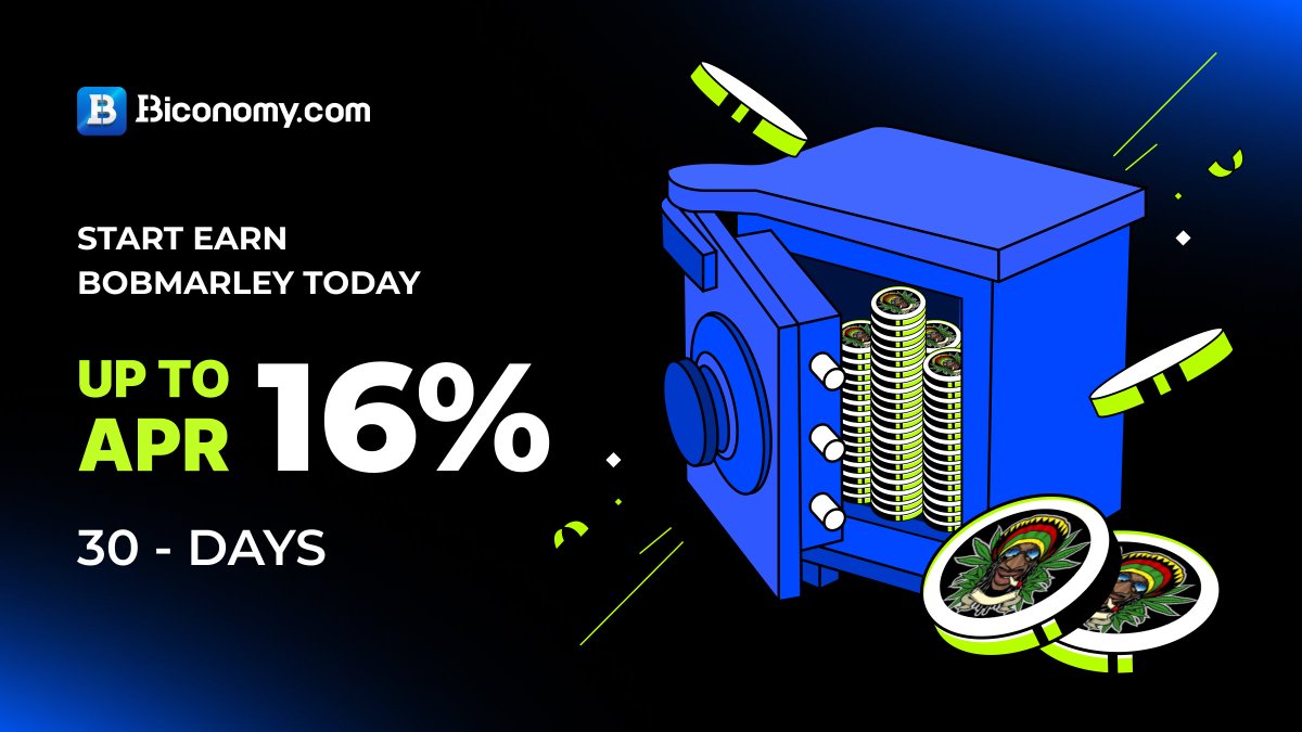 🚀 #Biconomy Earn - #BOBMARLEY Locked Products: Enjoy Up to 16% APR in Rewards! 🚀

#BiconomyEarn is pleased to announce a Locked Products update on <a href="/bobmarleymeme1/">Bob Marley Meme</a>. Subscribe to BOBMARLEY on Biconomy Earn Locked Products during the Promotion Period to get up to 16% in APR