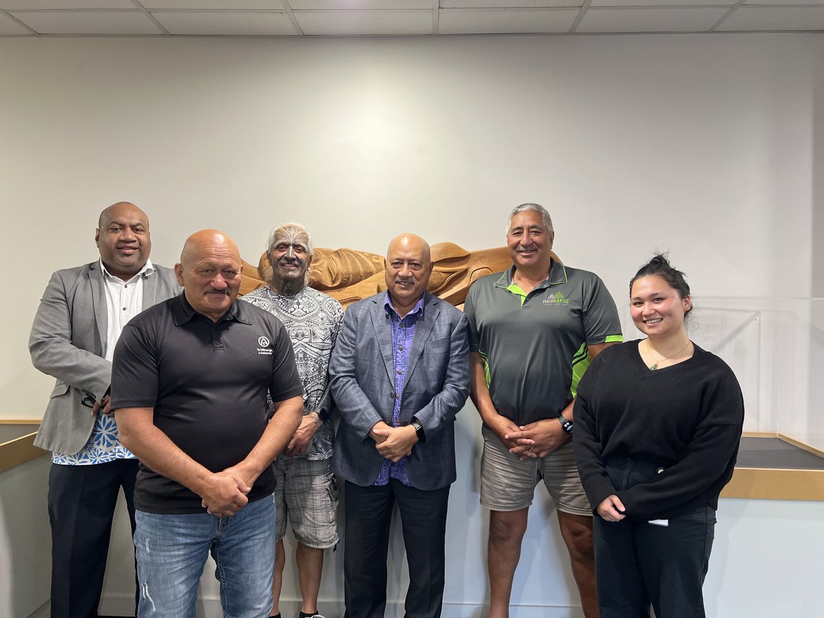 Met employers of our forestry workers in Rotorua today at Te Wananga o Aotearoa Unversity. Mahi RakauForestry Management employs more than 70 Fijian workers.