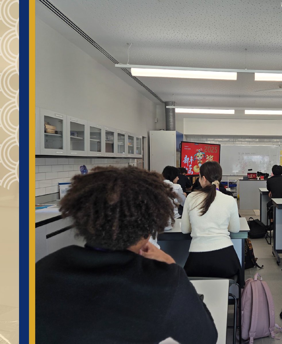 ArcadiaSch's tweet image. A new language, a new adventure! Year 12 students are immersing themselves in Chinese language and culture. 🌏

#ChineseLessons #LanguageExploration #ArcadiaBritishSchool #ABS #Dubai #Education #Learning #SchoolLife #StudentSuccess #Leadership #NurtureLifelongLearning