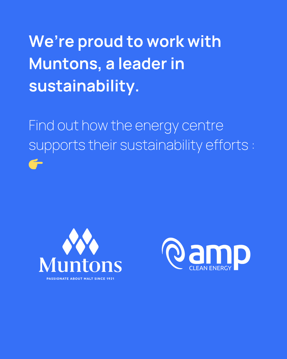 AMP_CleanEnergy's tweet photo. We’re thrilled our energy centre is part of @MuntonsPlc's journey to sustainability! 🌍 They've been awarded the King's Award for Sustainable Development. Find out more about the energy centre here 👉 https://t.co/vPl6HvWomx  #biomass #HeatDecarbonisation https://t.co/kyXbHrfdZ8