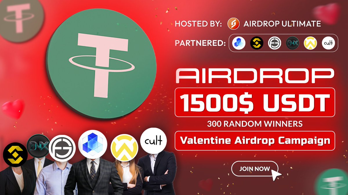 🥳 Valentine Airdrop Campaign with Huge Rewards

🏆 Prize Pool:- $1,500 Airdrop

✅ Complete #TaskOn ⤵️
taskon.xyz/quest/225402154

🤝 Thank you very much to our honourable partnered:- <a href="/FD_LABS_X/">FD LABS Official</a> <a href="/BSK_Official_X/">BSK Official</a> <a href="/FOGNET2024/">FOGNET</a> <a href="/Official_BONDX/">BONDX Official</a> <a href="/GNWteam/">GoodNetWork(GNW)</a> <a href="/cultworld_/">Cult World</a> 

#Airdrops #Giveaway
