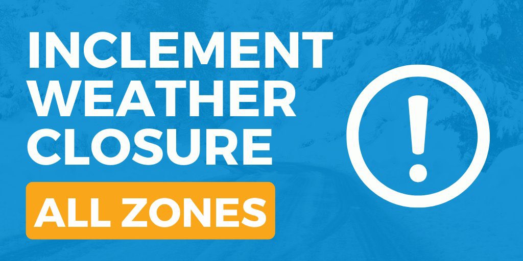 Good morning, Grand Erie! 

Please be advised that all schools are closed and transportation is cancelled today (February 13) due to inclement weather conditions.