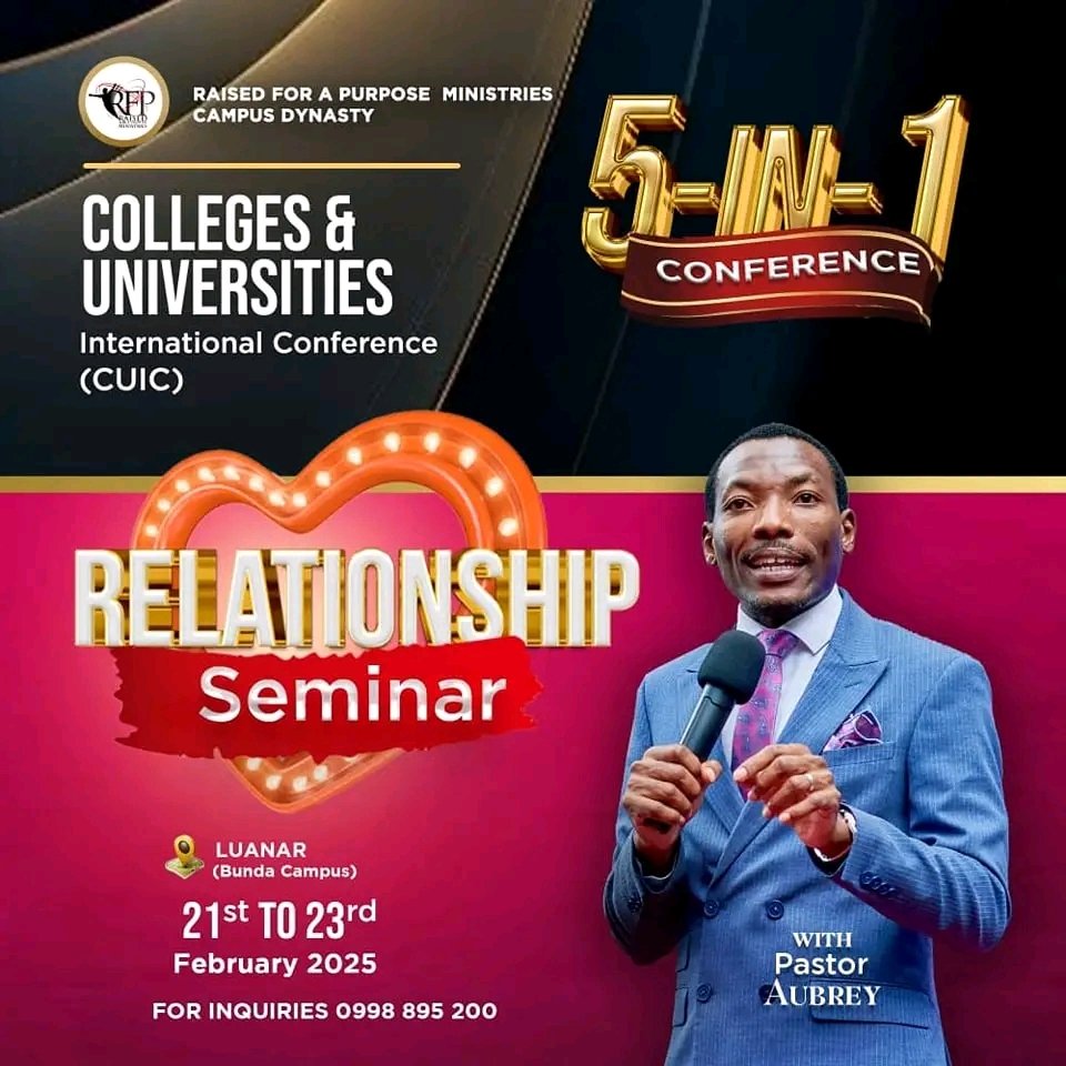 If you are college/university student in Lilongwe. I invite you to this amazing conference happening at Luanar