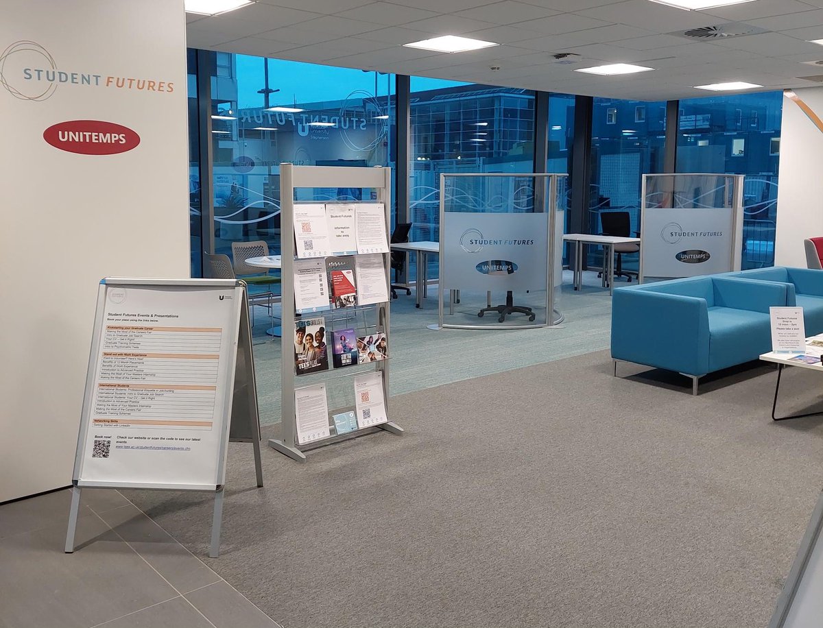Teesside University Student Life (@teesstudentlife) on Twitter photo Find out how we can support you with your career success! Come along to our Student Futures drop-in TODAY, 12:00-14:00, Student Life Building, Ground Floor, Student Futures / UniTemps Lounge tees.libcal.com/event/4345047 <a href="/TeessideUni/">Teesside University</a> <a href="/teessidesu/">Teesside University Studentsโ Union (TUSU)</a> Find out how we can support you with your career success! Come along to our Student Futures drop-in TODAY, 12:00-14:00, Student Life Building, Ground Floor, Student Futures / UniTemps Lounge tees.libcal.com/event/4345047 <a href="/TeessideUni/">Teesside University</a> <a href="/teessidesu/">Teesside University Studentsโ Union (TUSU)</a>