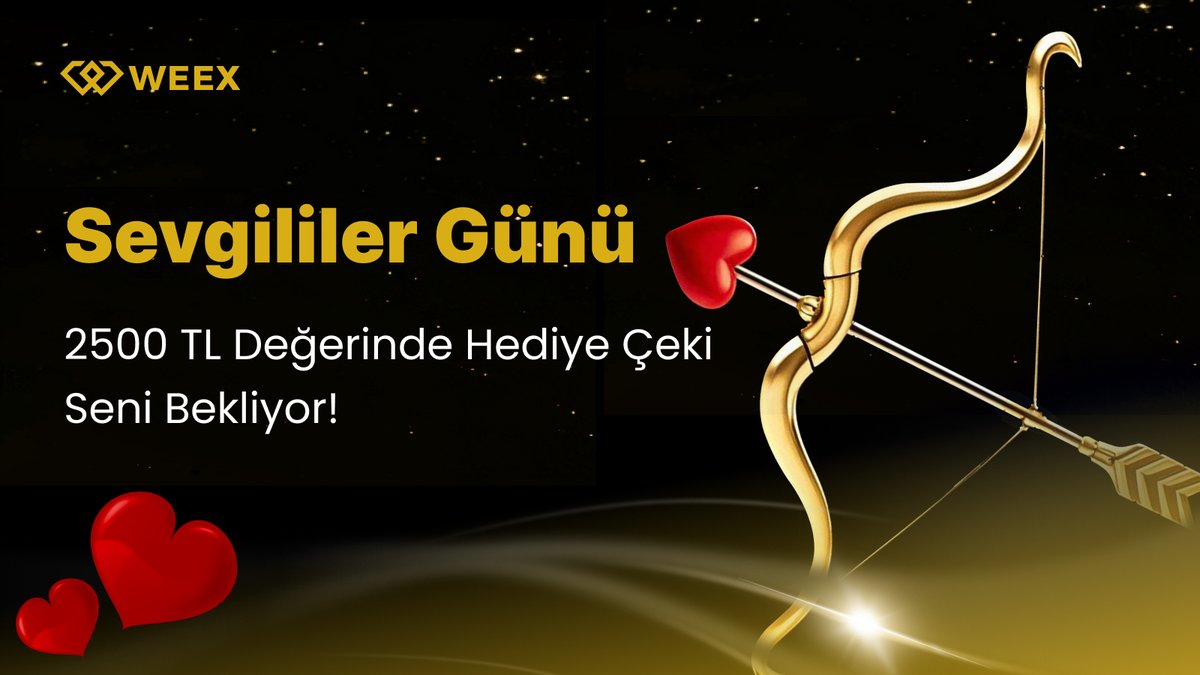 WEEX Global Türkiye 🇹🇷 (@weex_turkiye) on Twitter photo 🎁 Sevgililer Günü Hediyeniz WEEX’ten! 🎁
Sevdiklerinize hediye almanız için 5 kişiye, 2.500 TL değerinde Hepsiburada hediye çeki veriyoruz! 🛍️
Katılmak için:
1️⃣ Bizi takip et <a href="/WEEX_Turkiye/">WEEX Global Türkiye 🇹🇷</a>
2️⃣ Bu tweeti RT & FAV yap
3️⃣ Yorumlara hediyeleşmek istediğin arkadaşını #WEEX 🎁 Sevgililer Günü Hediyeniz WEEX’ten! 🎁
Sevdiklerinize hediye almanız için 5 kişiye, 2.500 TL değerinde Hepsiburada hediye çeki veriyoruz! 🛍️
Katılmak için:
1️⃣ Bizi takip et <a href="/WEEX_Turkiye/">WEEX Global Türkiye 🇹🇷</a>
2️⃣ Bu tweeti RT & FAV yap
3️⃣ Yorumlara hediyeleşmek istediğin arkadaşını #WEEX