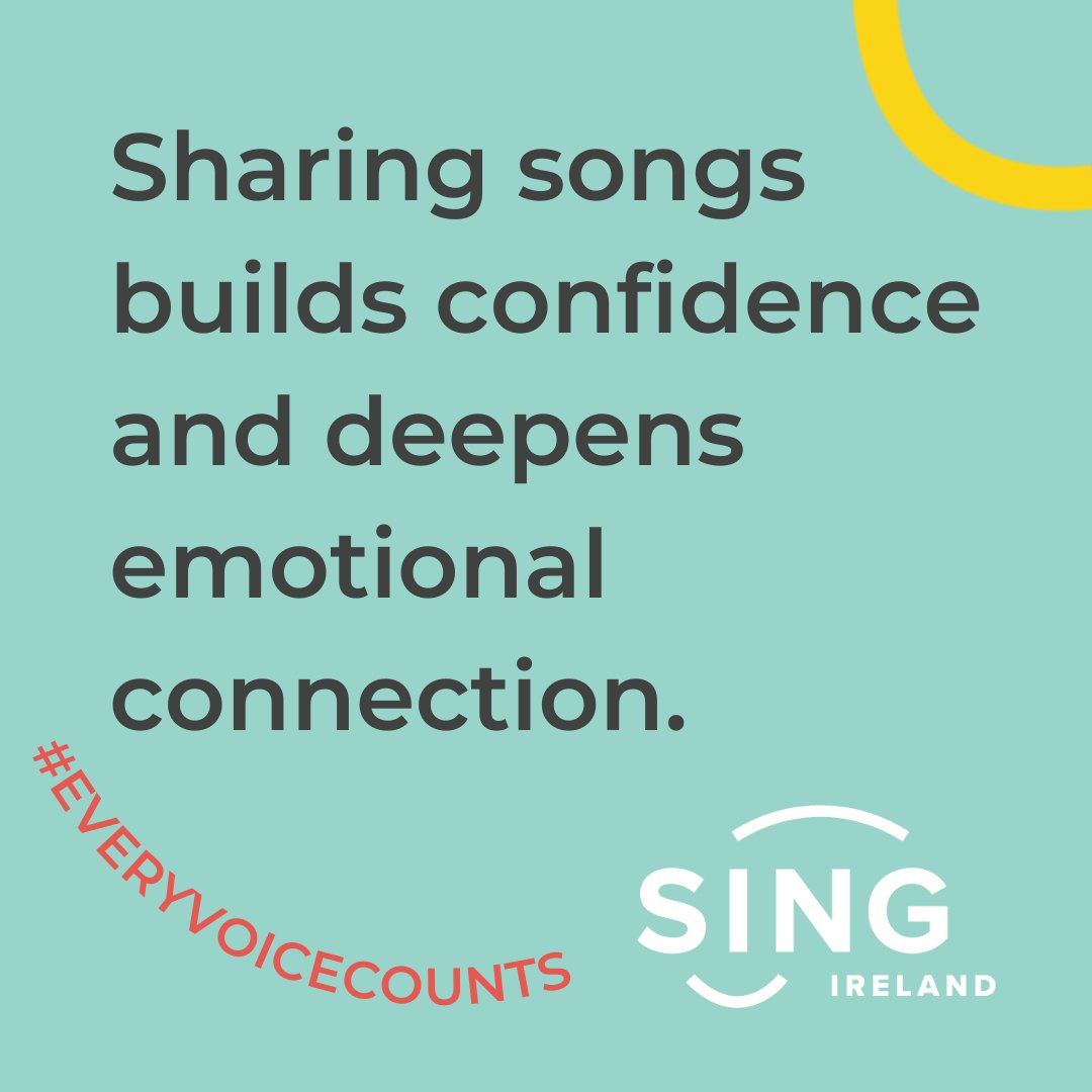 Singing has always been much more than just music - it's a way of bringing people together. 

From choirs and community groups to pub sessions and family gatherings, sharing songs helps us connect, grow in confidence, and create lasting memories.

#SingIreland  #EveryVoiceCounts
