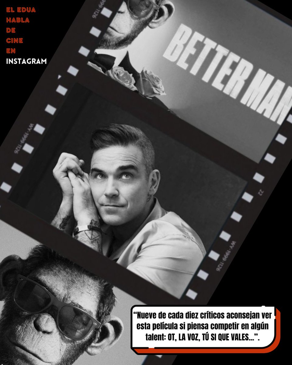 9/10 críticos aconsejan ver #betterman antes de inscribirse en algún #talent como #ot #lavoz #tusiquevales ...#robbiewilliams