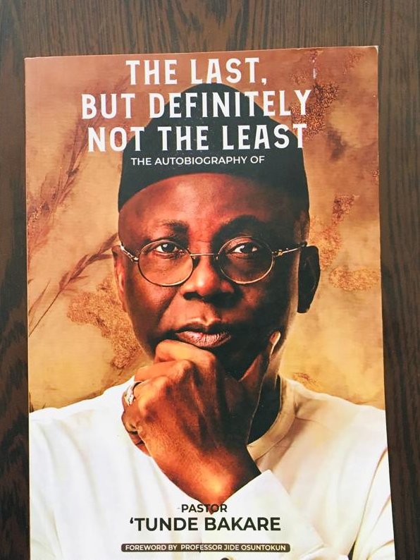 The Last But Definitely Not The Least:The Autobiography Of Pastor Tunde Bakare N15,000 
Pastor Tunde Bakare shares his inspiring journey that reveal's God's dreams never die. It covers everything from his childhood, family, legal practice, business career, ministry &amp; politics.