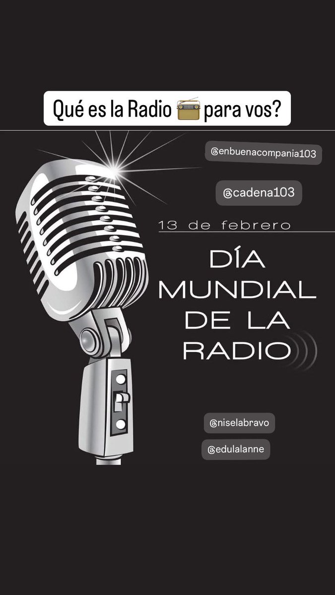 #BuenJueves Estamos EN EL AIRE desde las 9 hasta las 13! <a href="/BuenaCompaniaok/">En Buena Compañía</a> en <a href="/cadena103/">Cadena103 - LRI966</a> <a href="/eduardolalanne/">Eduardo Lalanne</a> <a href="/BravoNisela/">Nisela Bravo</a> cadena103.com.ar Fijo 2284414103 y Movil 2284308191 #cadena103 #Radio #olavarria