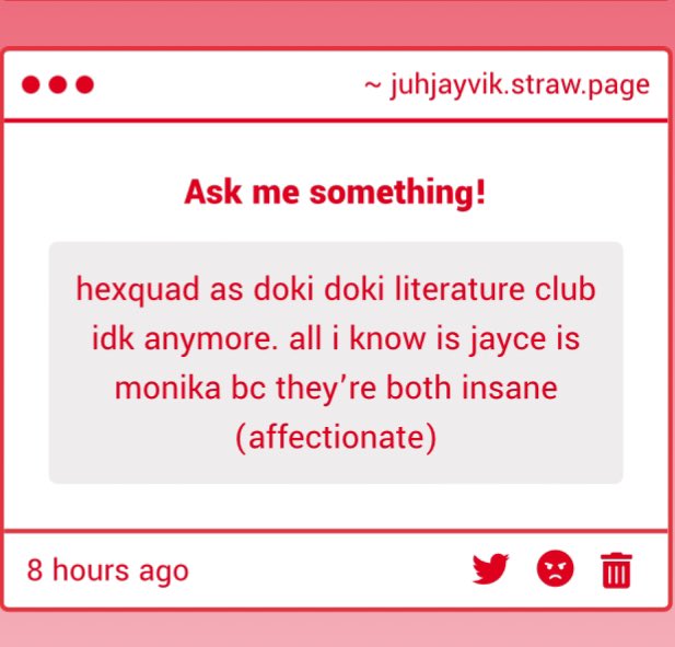 redvelvik's tweet image. i never got into dori dori literature club icl but i know monica’s the main weird one so i #cosign