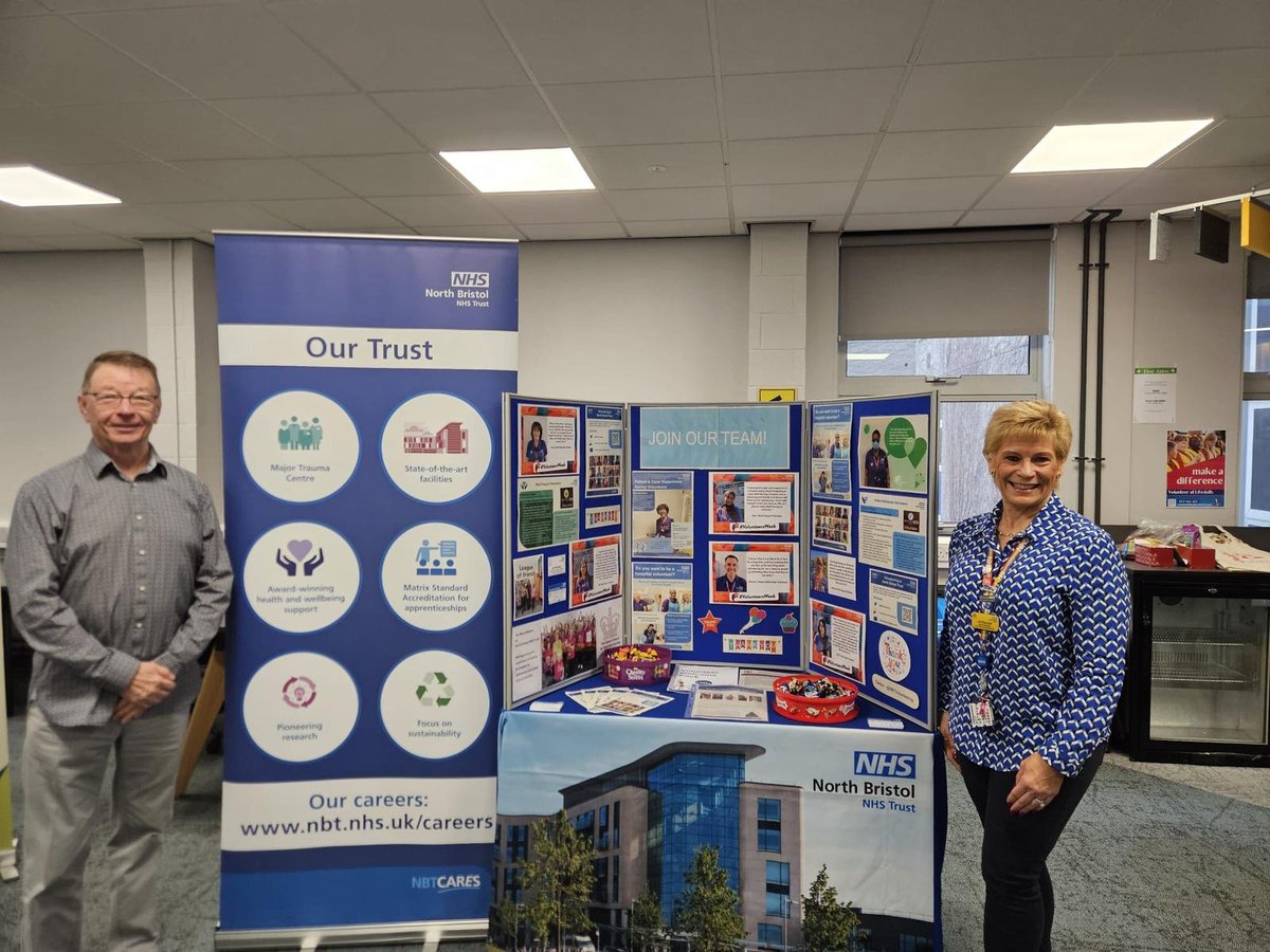 UWE Mini Volunteering Fair- 13th February 2025
So excited to share that the Volunteer Services Team are being represented by Jill Randall and John Allan at UWE mini Volunteering Fair!