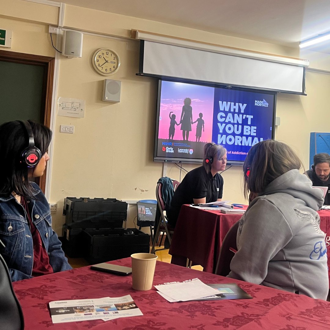 Made by Mortals (@madebymortals) on Twitter photo What a moment! 🎉 Our audio story 'Why Can’t You Be Normal?' came to life in our workshop with <a href="/arc_nwc/">ARC North West Coast</a>. Parents in recovery shared powerful stories, challenging stigma & reshaping research. This is the power of lived experience. 💙 #LivedExperience #AddictionRecovery What a moment! 🎉 Our audio story 'Why Can’t You Be Normal?' came to life in our workshop with <a href="/arc_nwc/">ARC North West Coast</a>. Parents in recovery shared powerful stories, challenging stigma & reshaping research. This is the power of lived experience. 💙 #LivedExperience #AddictionRecovery