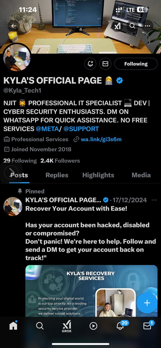 YoungCallous's tweet photo. All does who recommended me to @Kyla_Tech1  she not doing well for me. I have paid my money since Tuesday but it has taken two and half days now my account has not been recovered. Now she not responding to me am so frustrated. https://t.co/WAdXVuSN8X