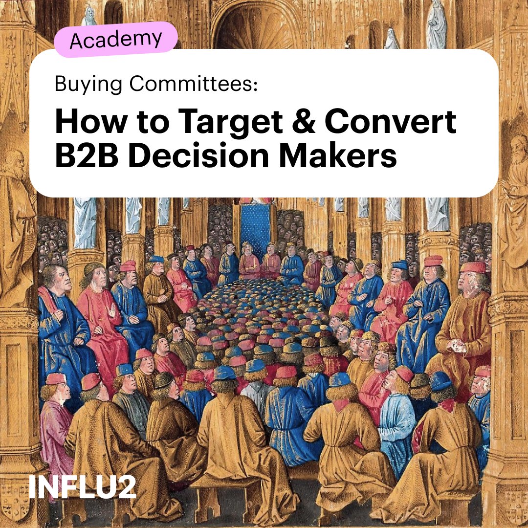 Every buying committee is made up of people with different priorities, concerns, and influence over the deal. Check out our new guide to learn how to identify who's in your buying committee and engage them with multithreading and ads: bit.ly/3ExRCF5
