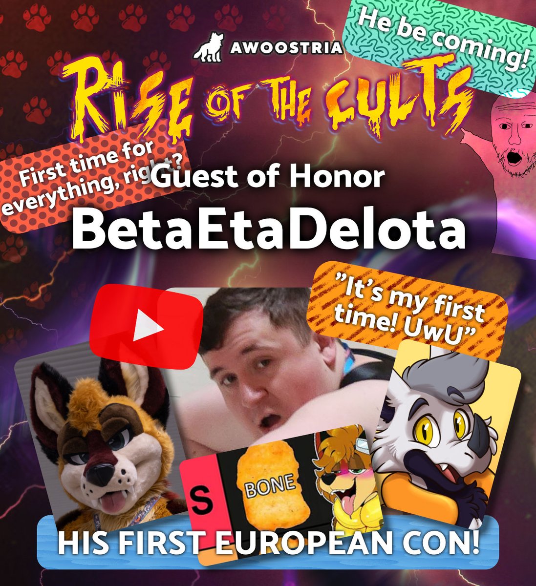 Awoostria 🇦🇹 (@awoostria) on Twitter photo 🎉 BetaEtaDelota 🎉
Meet our Guest of Honor for 2025!
We are pleased to welcome <a href="/BetaEtaDelota/">BetaEtaDelota</a>, who will join us at Awoostria '25! 🎉 BetaEtaDelota 🎉
Meet our Guest of Honor for 2025!
We are pleased to welcome <a href="/BetaEtaDelota/">BetaEtaDelota</a>, who will join us at Awoostria '25!