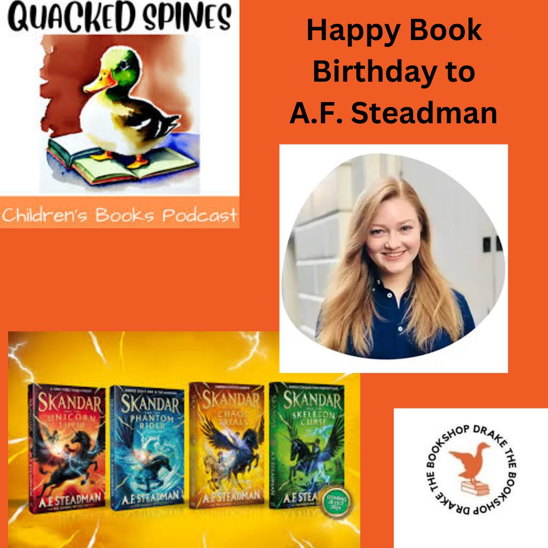 DRAKE The Bookshop (@drakebookshop) on Twitter photo Happy Book Birthday 🥳🍾🎂 to <a href="/annabelwriter/">A.F. Steadman</a> (2nd cake for the paperback). #Skandar #ChaosNotChas #TrialsNotTrails
Was thrilled to have the chance to chat with Annabel about all things Skandar. Check it out bit.ly/3QBY68J
thanks also to <a href="/MzEvieMo/">Eve Wersocki Morris</a> & <a href="/SimonBooks/">Simon & Schuster</a> Happy Book Birthday 🥳🍾🎂 to <a href="/annabelwriter/">A.F. Steadman</a> (2nd cake for the paperback). #Skandar #ChaosNotChas #TrialsNotTrails
Was thrilled to have the chance to chat with Annabel about all things Skandar. Check it out bit.ly/3QBY68J
thanks also to <a href="/MzEvieMo/">Eve Wersocki Morris</a> & <a href="/SimonBooks/">Simon & Schuster</a>