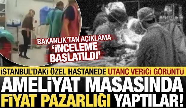 🔴 O görüntülere hemen işlem başlatıldı! 

Özel hastanede ameliyat masasında hastanenin muhasebecisi ile stent pazarlığı yapıldığı görülmesi üzerine Sağlık Bakanlığı devreye girdi. buff.ly/3EyZVQR