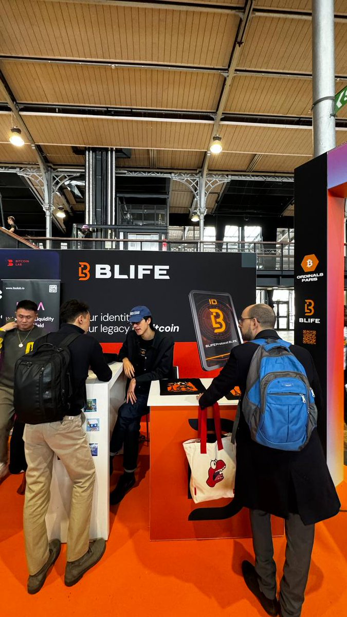 BLIFEProtocol's tweet image. 🔥 The energy at BTC Village is unreal!

Come meet the BLIFE team, explore Ordinals, and be part of the next wave of Bitcoin adoption. 🟧

#NFTParis #BTCVillage #Ordinals