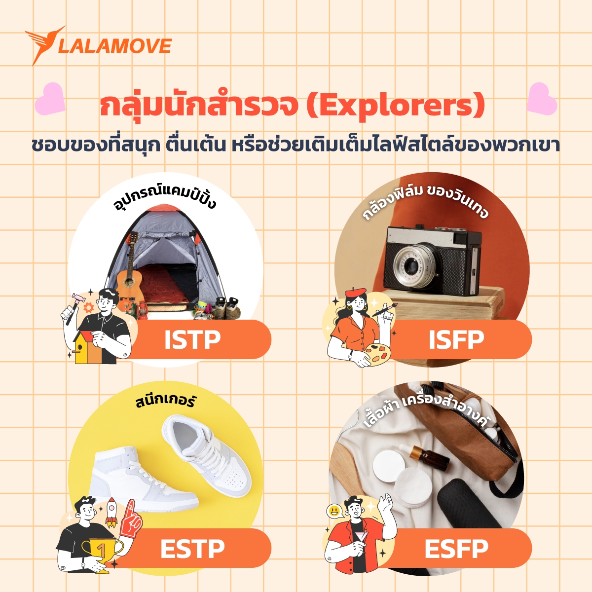 LalamoveTH's tweet image. 🎁ส่งของขวัญวันวาเลนไทน์ ให้ตรงไทป์ MBTI ถูกใจทั้งผู้ให้และผู้รับ 
🎉พร้อมใส่โค้ด LALALOVE รับส่วนลดสูงสุดถึง 20%* 
📲ดาวน์โหลดแอป คลิก! lalamove.onelink.me/2vQB/1npfsc0x
*เงื่อนไขเป็นไปตามที่บริษัทกำหนด #Lalamove #LalamoveTH #ลาลามูฟ #ส่งด่วน #วาเลนไทน์