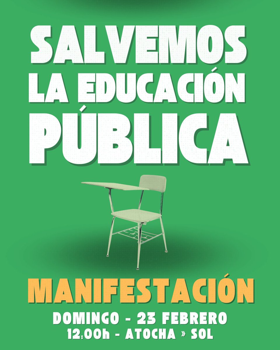 El 23 de febrero todas a la calle, por la educación pública y por los derechos de sus trabajadoras.