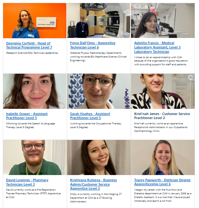 Cambridge University Hospitals NHS (@cuh_nhs) on Twitter photo It's National Apprenticeship Week!
To celebrate #NAW2025, <a href="/CUHWorkOppsTeam/">CUHWorkOpportunities</a> and @cuh_Napprentice have been sharing case studies of apprentices from across CUH.
Visit our careers website to take a look: orlo.uk/Fdd8v It's National Apprenticeship Week!
To celebrate #NAW2025, <a href="/CUHWorkOppsTeam/">CUHWorkOpportunities</a> and @cuh_Napprentice have been sharing case studies of apprentices from across CUH.
Visit our careers website to take a look: orlo.uk/Fdd8v