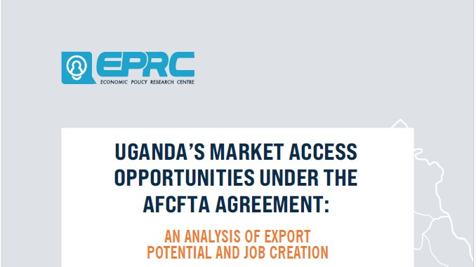 Why should Uganda care about the free trade with continental peers.  Exploiting the unrealised export potential under the AfCFTA will generate the country more than 200k jobs, our analysis shows: eprcug.org/publication/ug…
