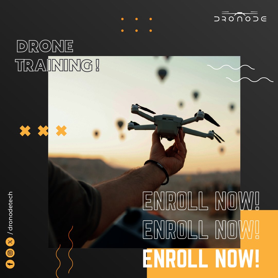 dronodetech's tweet photo. Why choose DRONODE Training Academy? Because we don’t just teach you to fly we prepare you for the future!  #DronodeAcademy #DroneTraining #LearnToFly #DroneTechnology #FutureOfDrones #AerialInnovation #DroneSkills https://t.co/tsqUnrmzP5