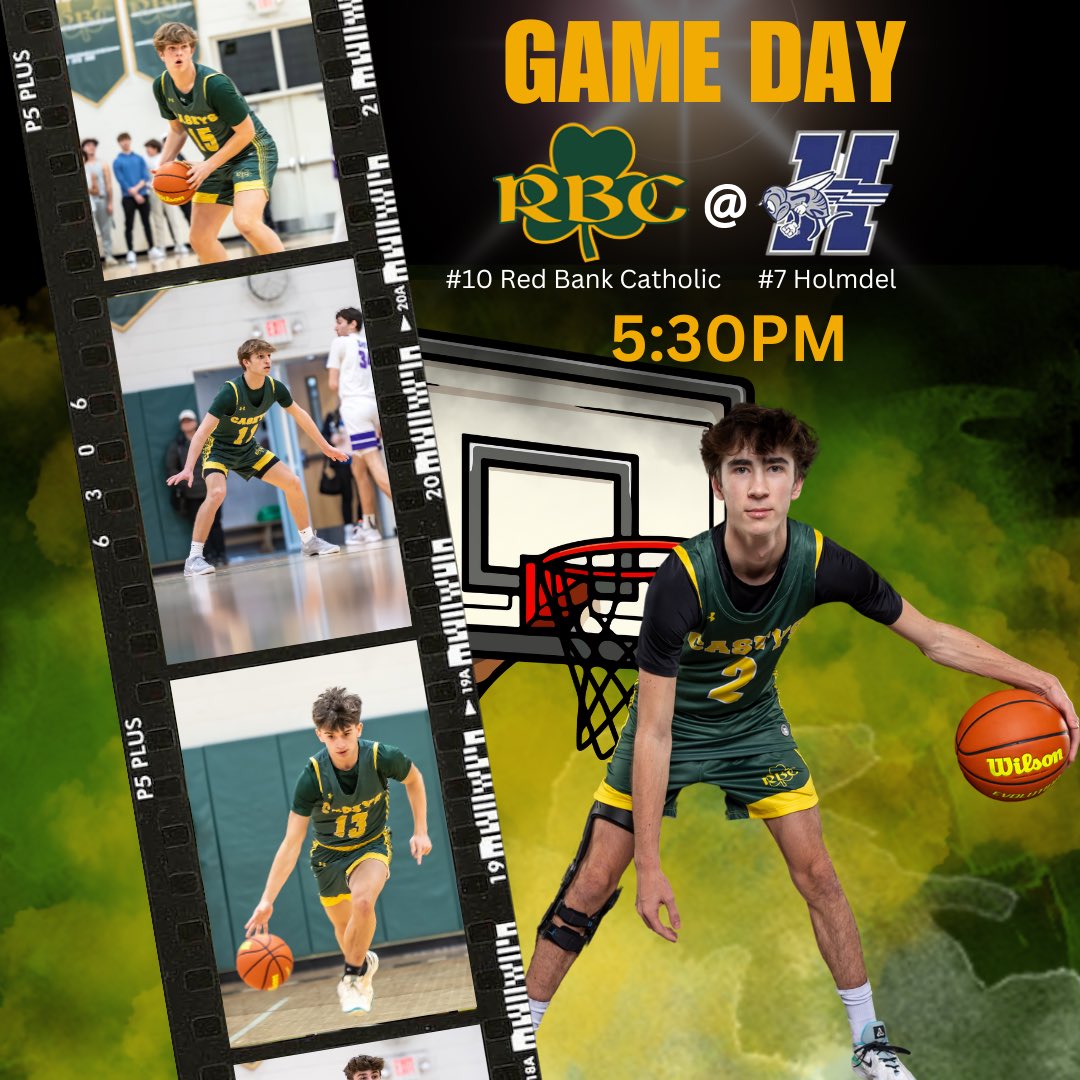 Game Day! #10 RBC heads to #7 Holmdel this evening for a 5:30pm tip in the 2nd Round of the Shore Conference Tournament. <a href="/Matt_Manley/">Matt Manley</a> <a href="/JSSInsider/">Shore Sports Insider</a> <a href="/ShoreSports_NJ/">Shore Conference</a> <a href="/JakeMatson/">Jake Matson</a> <a href="/APPSportsDesk/">APPSportsDesk</a> <a href="/HSSportsNJ/">NJ.com HS Sports</a> <a href="/BrandonGouldHS/">Brandon Gould</a> <a href="/MikeKinneyHS/">Mike Kinney</a>