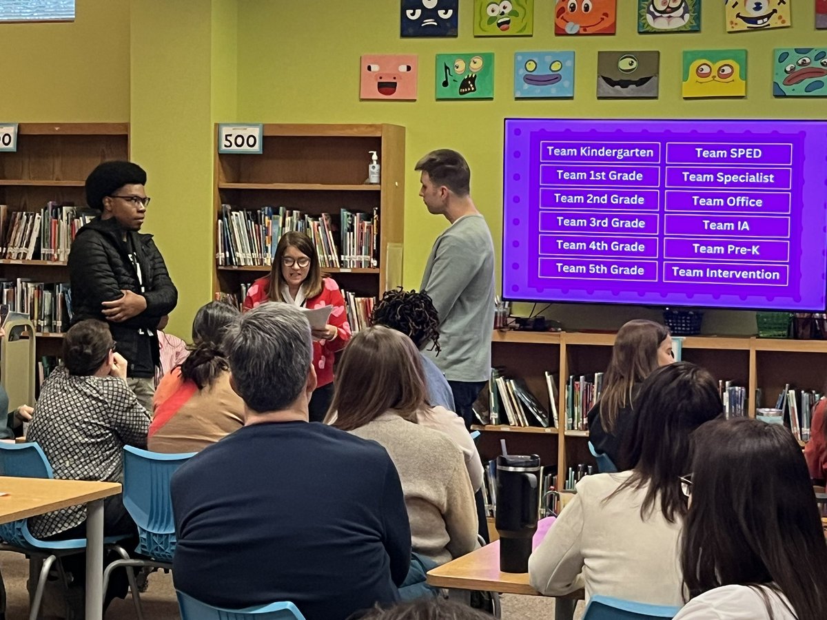 Wakefield Elementary (@wakefieldes) on Twitter photo Staff meeting team building activity ♥️ <a href="/WESPTAeagles/">Wakefield Elementary PTA</a> <a href="/WakefieldStrong/">Wakefield Strong</a> <a href="/NorthernAreaWC/">Northern Area WCPSS</a> Staff meeting team building activity ♥️ <a href="/WESPTAeagles/">Wakefield Elementary PTA</a> <a href="/WakefieldStrong/">Wakefield Strong</a> <a href="/NorthernAreaWC/">Northern Area WCPSS</a>