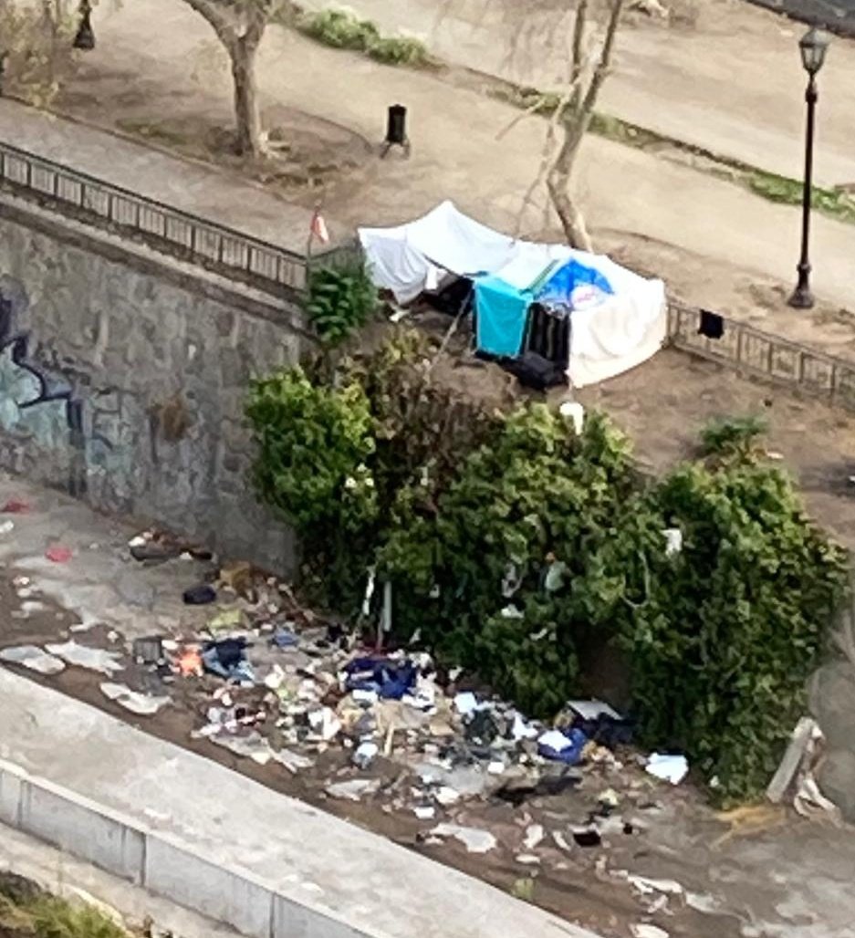 Esto es el borde del Río Mapocho en #Santiago. Solicitamos de manera urgente que <a href="/Muni_Stgo/">Santiago</a> REPONGA el servicio de limpieza del lecho del río que funcionó durante la administración anterior a solicitud de nuestra organización de vecinos.<a href="/desbordes/">Mario Desbordes Jiménez</a> <a href="/jmenaconcejal/">Juan Mena</a> <a href="/ana_maria_yanez/">Ana Yáñez Concejala x Santiago</a>