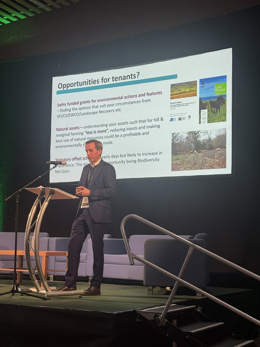 Great to welcome Giles Hunt from <a href="/nationaltrust/">National Trust</a> to the #LFC25 discussing the challenges tenant farmers face and the opportunities out there <a href="/LincsShowground/">Lincolnshire Showground</a>