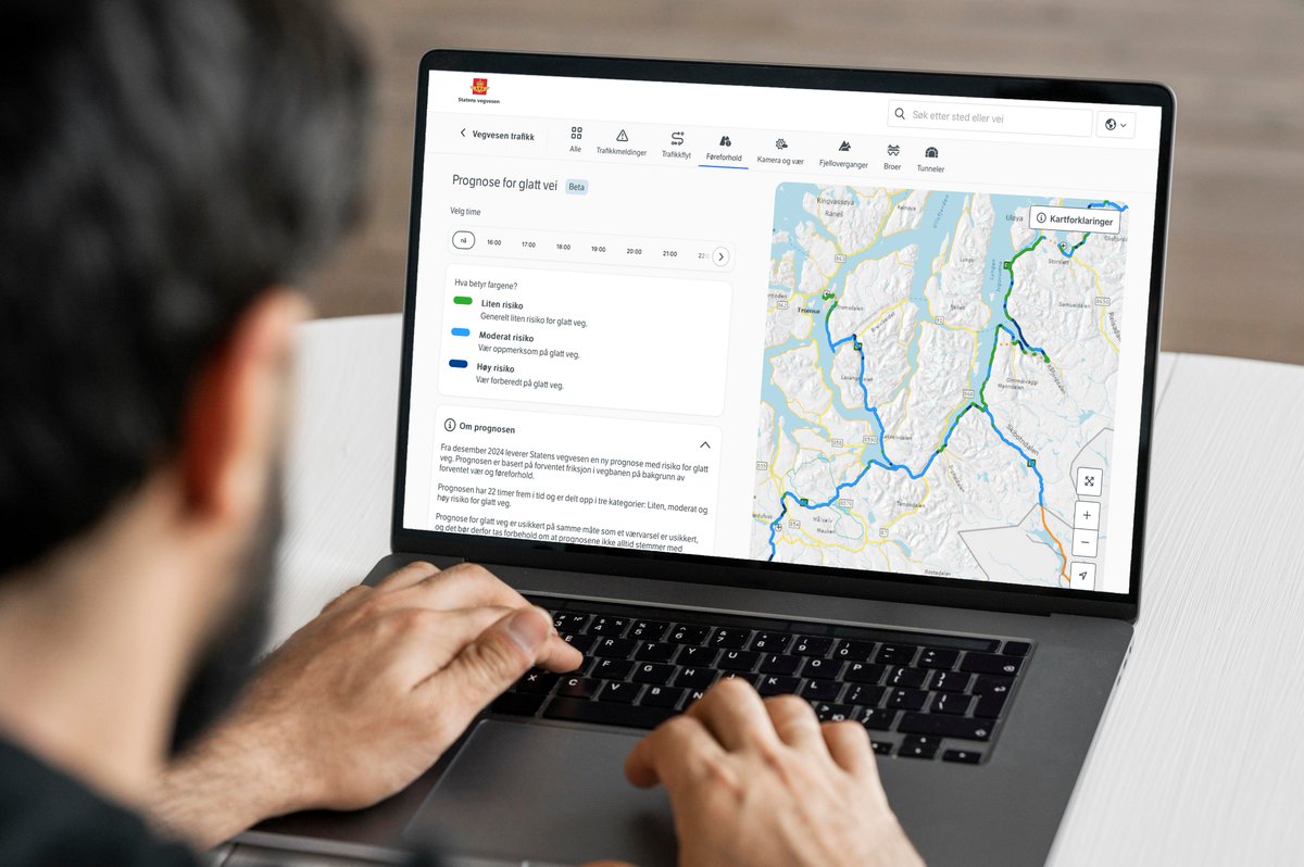 Vinterferietips: Sjekk om det er glatt på veien før du kjører vegvesen.no/om-oss/presse/…