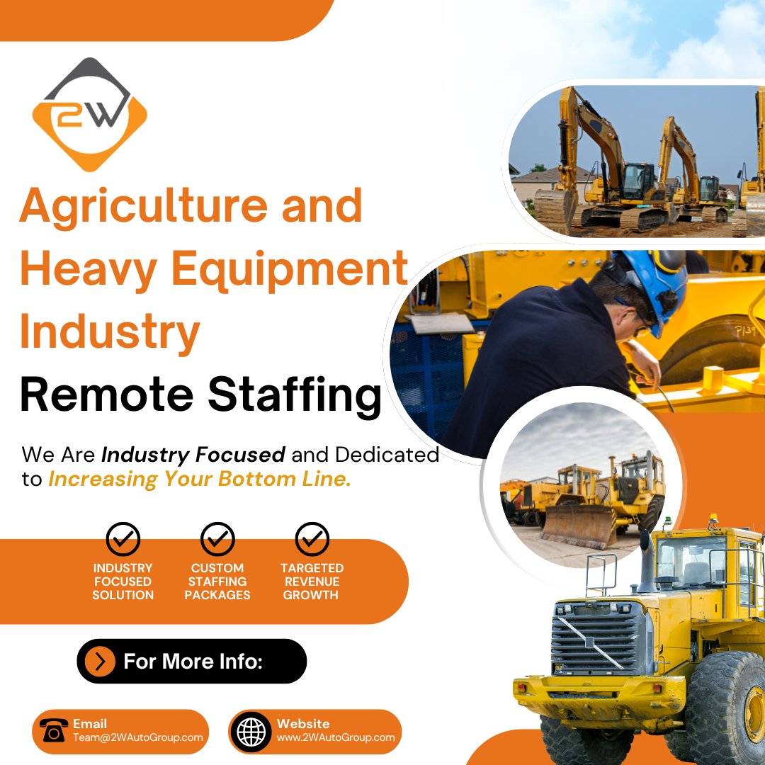 🚜💼 Transform Your Workforce with 2W! 💼🚜

At 2W, we provide remote staffing and outsourcing solutions for the Agriculture and Heavy Equipment Industries. <a href="/Lucas_Welk/">Lucas Welk</a> <a href="/gideonkwilliams/">Gideon Williams</a> <a href="/Auto_Innovate/">2W</a>