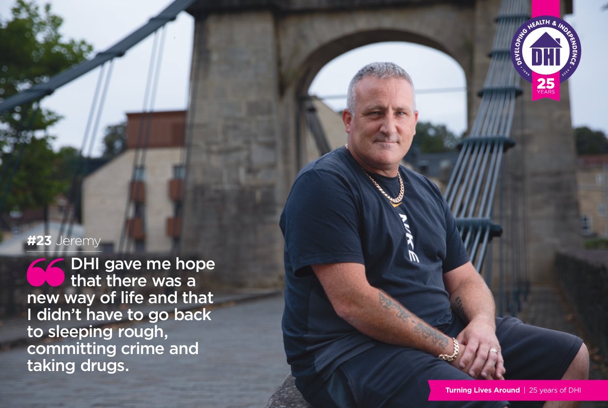 🏠 "DHI gave me hope that there was a new way of life and that I didn’t have to go back to sleeping rough, committing crime and taking drugs."

Following a successful detox at DHI's Burlington House, Jeremy took back control of his life.