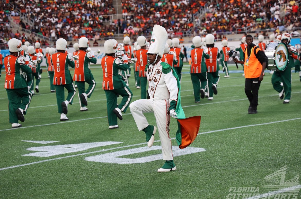 Florida Classic (@floridaclassic) on Twitter photo The legendary sounds of <a href="/THEMARCHING100/">FAMU's Marching 100</a> and the #MarchingWildcats have not only set creative standards for halftime shows and beyond, the programs have shaped music culture and embodied Black excellence for generations.
#HBCUbands #BlackHistoryMonth #FAMU #BCU #FloridaClassic The legendary sounds of <a href="/THEMARCHING100/">FAMU's Marching 100</a> and the #MarchingWildcats have not only set creative standards for halftime shows and beyond, the programs have shaped music culture and embodied Black excellence for generations.
#HBCUbands #BlackHistoryMonth #FAMU #BCU #FloridaClassic