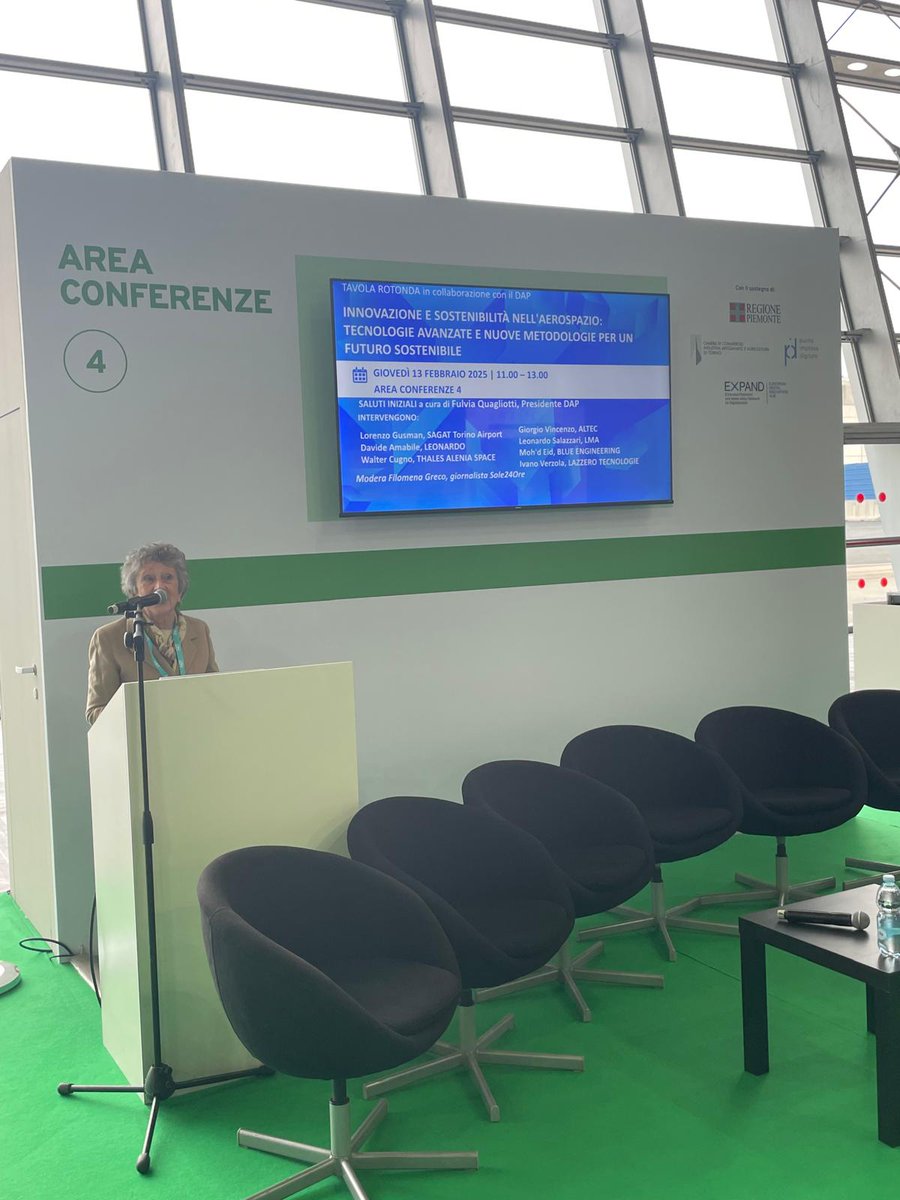 Distretto Aerospaziale Piemonte (@distrettop) on Twitter photo Si è appena conclusa la Tavola Rotonda “Innovazione e Sostenibilità nell’Aerospazio: Tecnologie Avanzate e Nuove Metodologie per un Futuro Sostenibile” organizzata in collaborazione con il nostro <a href="/DistrettoP/">Distretto Aerospaziale Piemonte</a> in occasione di <a href="/AeTfiera/">A&T - Automation & Testing</a> a Torino 🚀
distrettoaerospazialepiemonte.com/eventi-news/ta… Si è appena conclusa la Tavola Rotonda “Innovazione e Sostenibilità nell’Aerospazio: Tecnologie Avanzate e Nuove Metodologie per un Futuro Sostenibile” organizzata in collaborazione con il nostro <a href="/DistrettoP/">Distretto Aerospaziale Piemonte</a> in occasione di <a href="/AeTfiera/">A&T - Automation & Testing</a> a Torino 🚀
distrettoaerospazialepiemonte.com/eventi-news/ta…