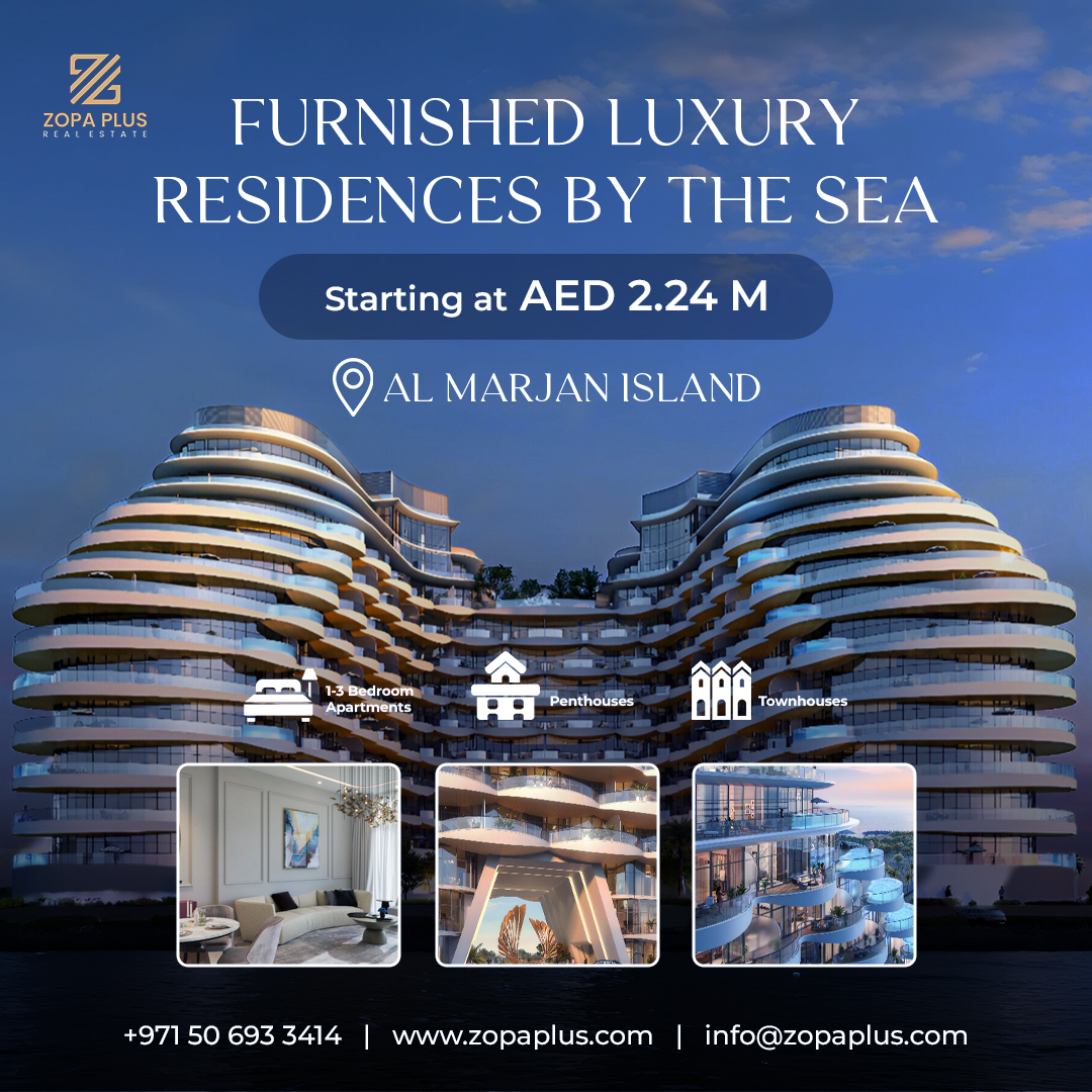 zopaplus's tweet image. Explore the latest availability of luxury 1-4 BHK apartments for sale in Al Marjan Island.

Fully furnished, ready to move in, and high investment potential with 70/30 post-handover payment plan. Limited units available!

#DubaiRealEstate #OffPlanProperty #InvestmentInDubai