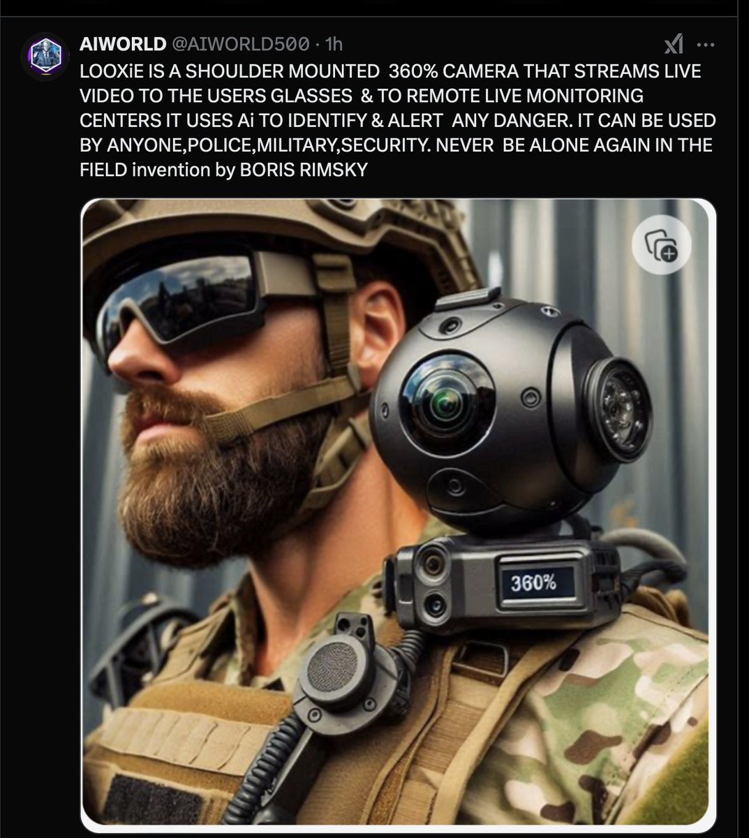 AIWORLD500's tweet photo. @CENTCOM @elonmusk @realDonaldTrump @realDonaldTrump @USMC @SecretService @USArmy https://t.co/zFHXSs58IC