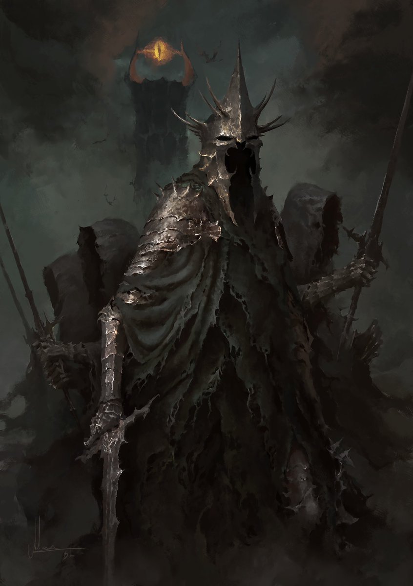 SeanMac67914982's tweet photo. Witch-King of Angmar by Alan Marson https://t.co/Df3N6rB6s8