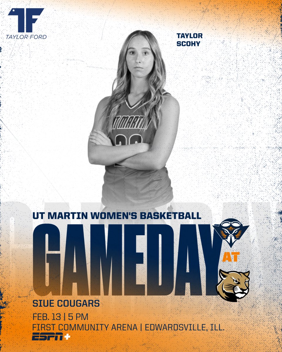 . (@ethan_reclaim) on Twitter photo It's GAMEDAY on the road for <a href="/UTMartinWBB/">UT Martin Women’s Basketball</a>!
The Skyhawks travel to SIUE to take on the Cougars at 5 p.m.
Follow at the links below!
📺: tinyurl.com/z6bpxar9
📻: tinyurl.com/228v5pkw
📈: tinyurl.com/5n8sfax7
#MartinMade It's GAMEDAY on the road for <a href="/UTMartinWBB/">UT Martin Women’s Basketball</a>!
The Skyhawks travel to SIUE to take on the Cougars at 5 p.m.
Follow at the links below!
📺: tinyurl.com/z6bpxar9
📻: tinyurl.com/228v5pkw
📈: tinyurl.com/5n8sfax7
#MartinMade