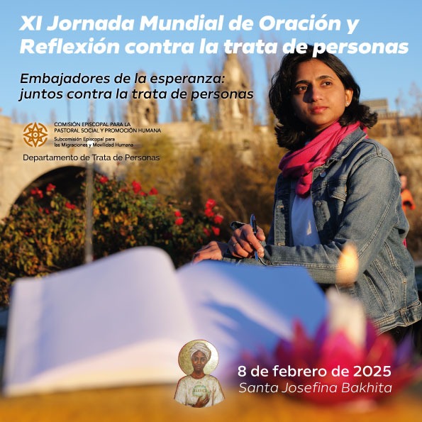 bakhitaspain's tweet photo. Este viernes 14 de febrero se celebra la Vigilia contra la #TratadePersonas en 

@obispadoalcala 
@DiocesisGetafe 
@diocesiscr 

Santa #Bakhita

Todos los actos diocesanos 👇
https://t.co/dErI3YyLxe https://t.co/VmpWLgZGc9