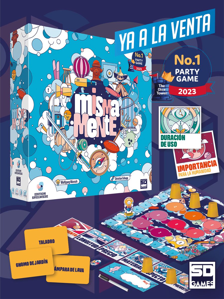 PlaySDGames's tweet image. Descubre 𝐌𝐢𝐬𝐦𝐚𝐦𝐞𝐧𝐭𝐞, el juego que reta tu lógica... ¡o su ausencia! 🤯🌀
¿Qué une un monociclo y un cortador de pizza?
 ¡Debate, piensa y evita caer en trampas! 🎭✨

#Mismamente #PartyGame #DiversiónATope #JuegosDeMesa