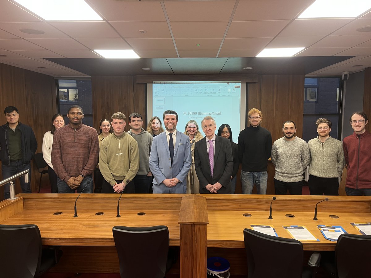DCU Brexit Institute (@dcu_brexit_inst) on Twitter photo 🔹 Guest Lecture – Levelling the Playing Field in EU Trade & Competition Law
This week we hosted Nicholas Khan, former <a href="/EU_Commission/">European Commission</a> Legal Service member, for a fascinating discussion on key competition cases, trade remedies & careers in EU law. 🔹 Guest Lecture – Levelling the Playing Field in EU Trade & Competition Law
This week we hosted Nicholas Khan, former <a href="/EU_Commission/">European Commission</a> Legal Service member, for a fascinating discussion on key competition cases, trade remedies & careers in EU law.