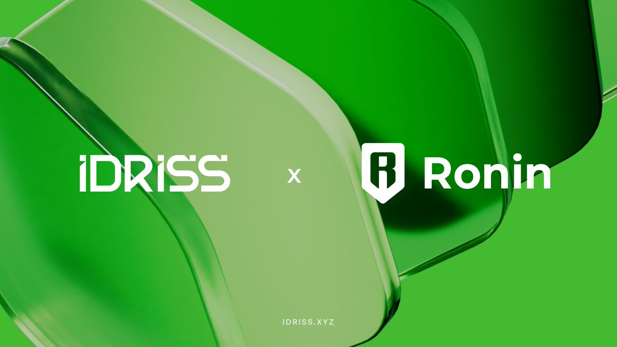 Open network. New opportunities for creators.

IDRISS is now live on <a href="/Ronin_Network/">Ronin</a>.