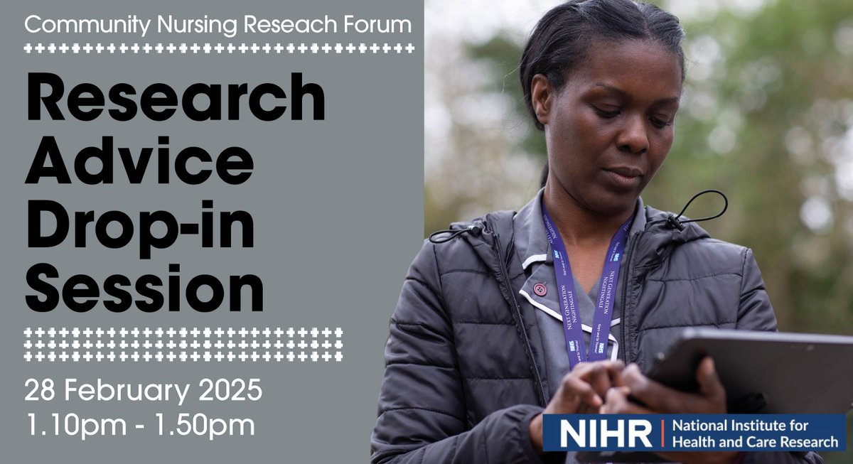 The Queen's Nursing Institute (@theqni) on Twitter photo Join our #nursing #research drop-in session Friday 28 Feb for advice with Donna Clements, Clinical Research Nurse and Senior Research Leader at <a href="/NCHCresearch/">NCHC Research</a> - whether you're just starting or already on your research journey!
Book here👉: qni.org.uk/news-and-event… <a href="/Ben_Bowers__/">Dr Ben Bowers RN FQICN QN</a> Join our #nursing #research drop-in session Friday 28 Feb for advice with Donna Clements, Clinical Research Nurse and Senior Research Leader at <a href="/NCHCresearch/">NCHC Research</a> - whether you're just starting or already on your research journey!
Book here👉: qni.org.uk/news-and-event… <a href="/Ben_Bowers__/">Dr Ben Bowers RN FQICN QN</a>