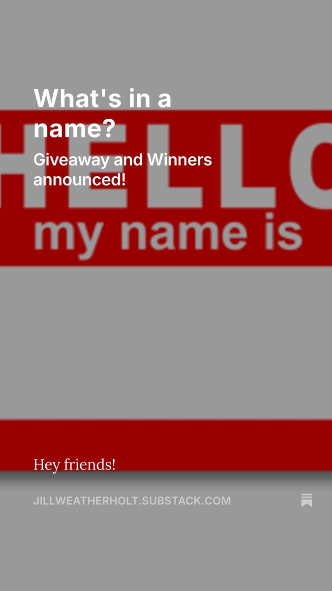 Let's change our name for the day!  🙃bit.ly/3X3bO7Z #Giveaway #ThursdayThoughts