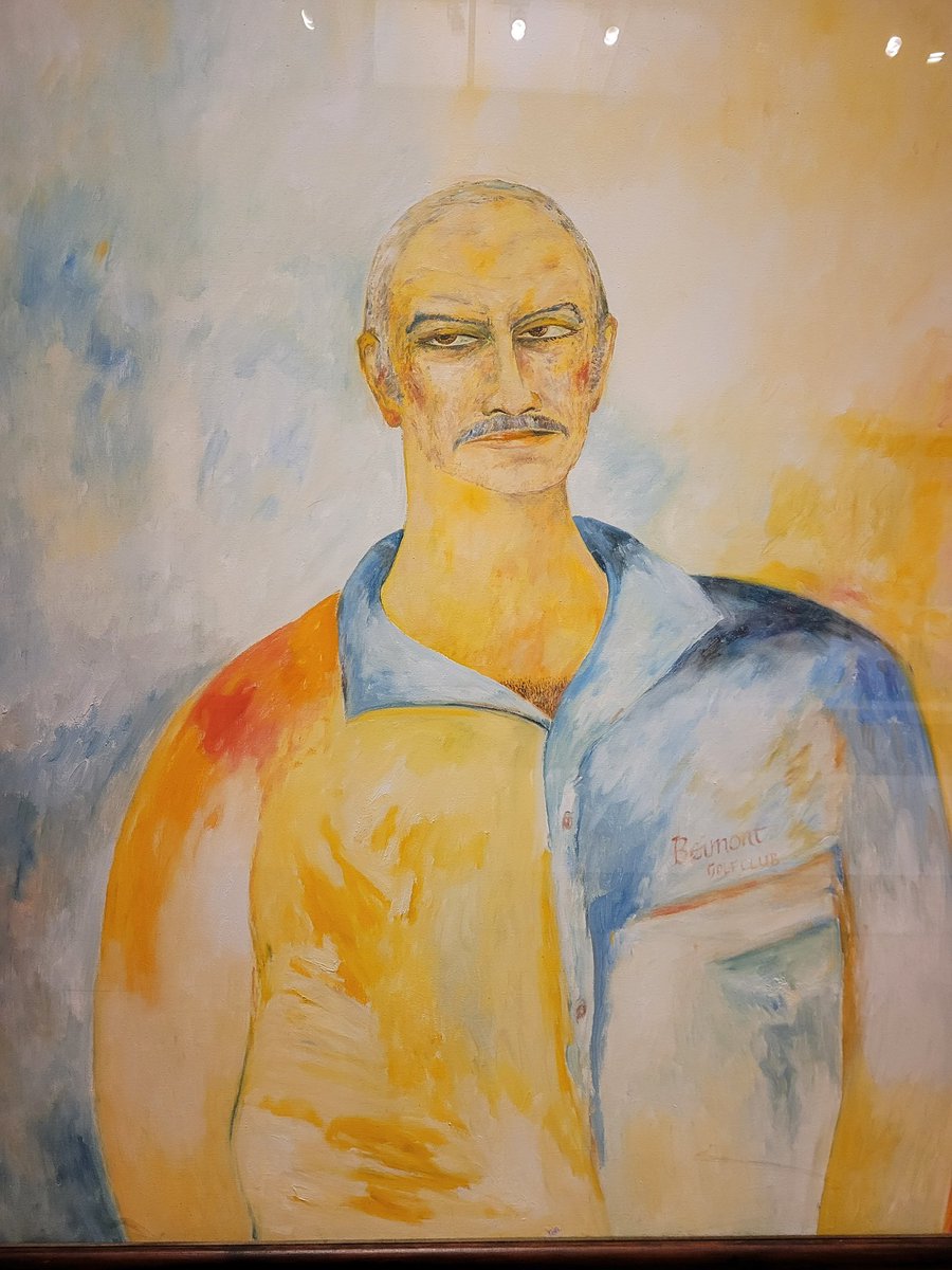 Scottish National Portrait Gallery is a treasure with amazing works of art. Which makes me wonder how this sneaked in. I mean, Sean Connery?