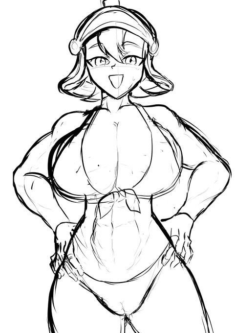 ふたなりビルダーズまた描いてる 